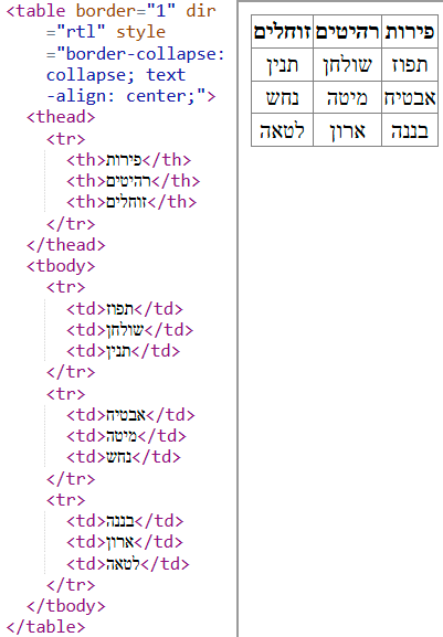 צילום מסך מתוך אתר HTML Online Viewer